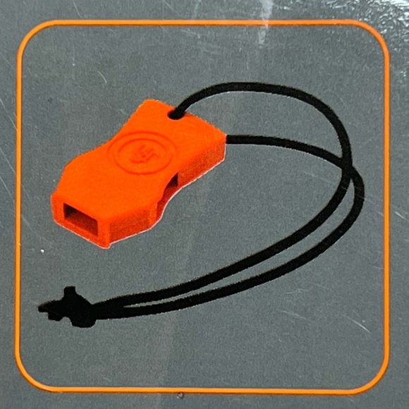 NIP Jetscream Micro Floating Whistle, Orange With a Black Lanyard - Picture 12 of 12